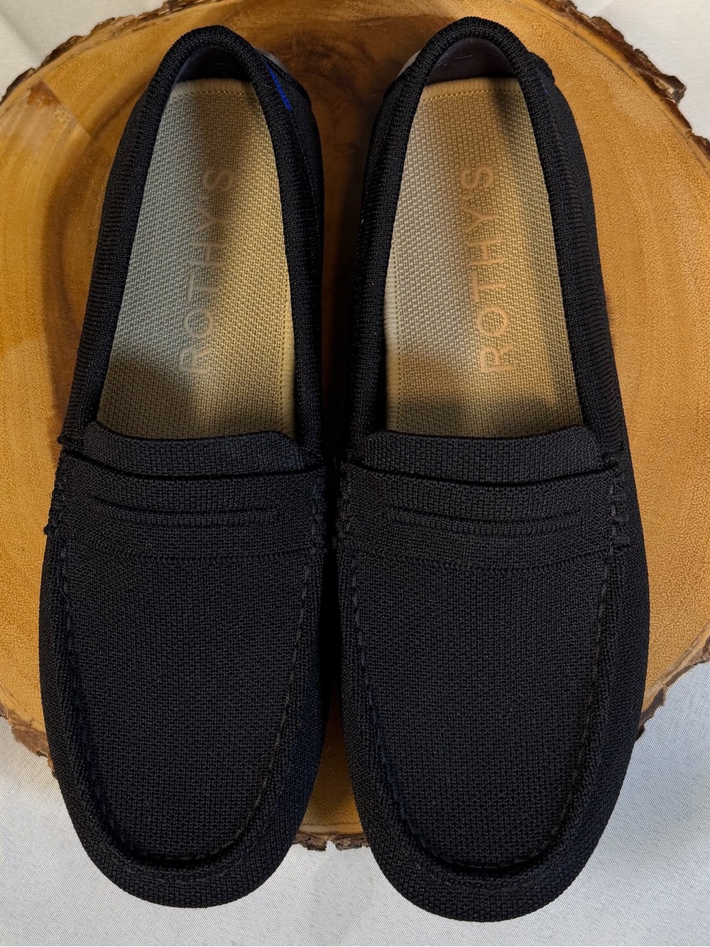 Rothy’s The Driver Black Slip-On Loafers Soft and Flexible Women’s Size 9
